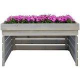 thumbnail of Rasenmäher-Roboter-Garage Hortus, Holz, bepflanzbares Dach - grau