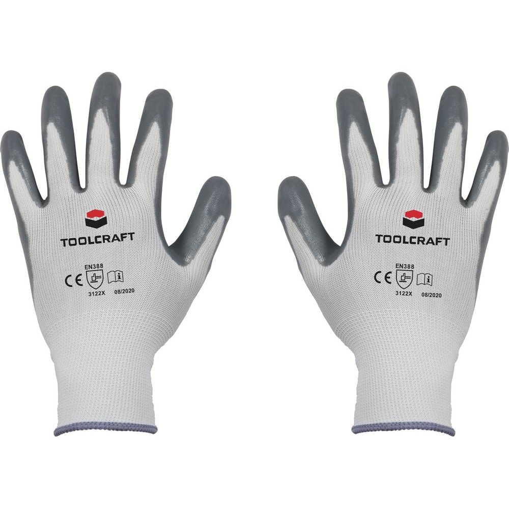 TOOLCRAFT  TO-5621496 Polyamid, Nitril Arbeitshandschuh Größe (Handschuhe): 7 EN 388 CAT II 1 St.