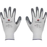 thumbnail of TOOLCRAFT  TO-5621496 Polyamid, Nitril Arbeitshandschuh Größe (Handschuhe): 7 EN 388 CAT II 1 St.