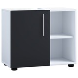 thumbnail of VCM Badmöbel Waschbeckenunterschrank Flandu Weiß / Schwarz H. 51 x B. 60 x T. 30 cm