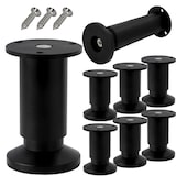 thumbnail of 8 Möbelfüße verstellbar Sofafuß Möbelbeine SCHWARZ MATT Höhe 18 cm 38 mm stabile Ausführung Sofa