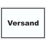 thumbnail of Versand Aufkleber mit Text Lieferung shipping waagerecht A4 (210x297mm)