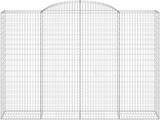 thumbnail of vidaXL Gabionen mit Hochbogen 5 Stk. 300x50x200/220cm Verzinktes Eisen