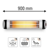 thumbnail of TROTEC Infrarot Heizstrahler IR 2570 S mit 3 Heizstufen, bis zu 2.500 Watt