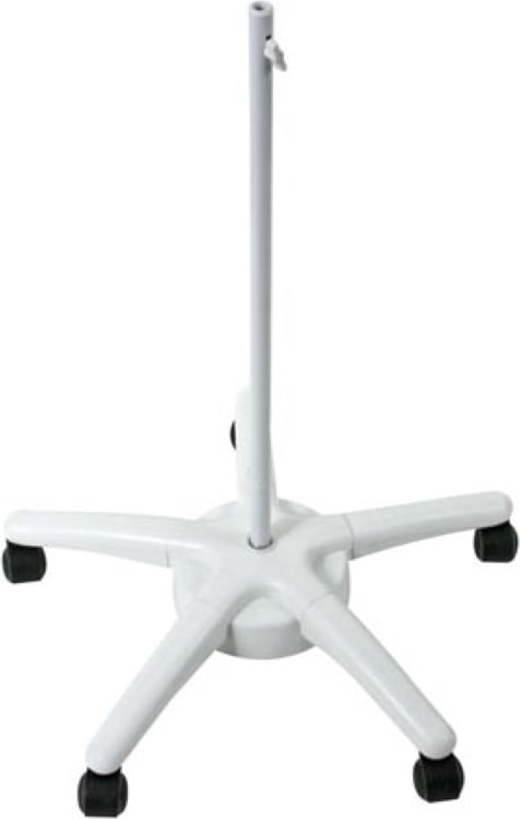 Velleman Rollständer für Lupenlampe, mobil mit Rädern, kompatibel mit VTLAMP & VTLLAMP, stabile Metallbasis, für Werkbank & Kosmetikstudio