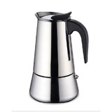 thumbnail of Edelstahl Espressokocher 2 Tassen Sicherheitsventil Mokkakanne Induktion 100 ml