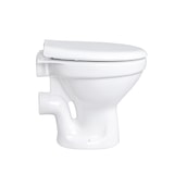 thumbnail of Stand WC Toilette Abgang Waagerecht Wand Tiefspüler Stehend + Softclose-Deckel