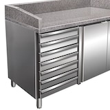 thumbnail of Saro Pizzatisch Mit Schubladen Modell Marga Pz 1610 Tn