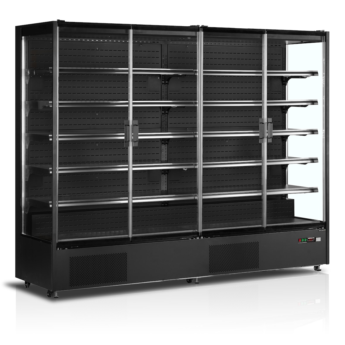 Vitrine réfrigérée murale libre service pour supermarché | 1529 L | Tefcold - PC2500B - LED