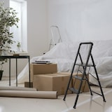 thumbnail of Klaptrap SOLID W6 Staal / Aluminium zwart met handvat 3 treden hjh OFFICE