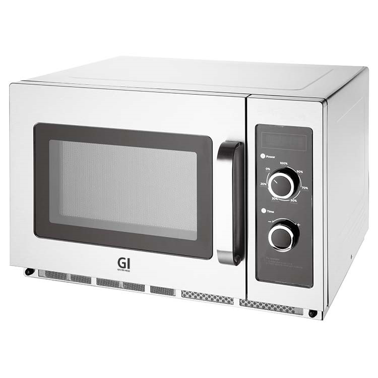Gastro-Inox manuelle 34 Liter Mikrowelle 1800W