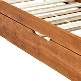 thumbnail of Cadre de lit extensible sans matelas marron miel 90x200 cm Modèle Kervior