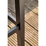 thumbnail of METRO PROFESSIONAL Set di 2 sgabelli da bar Lynx, alluminio/legno di eucalipto, nero