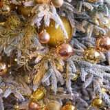 thumbnail of WellHome - Set de 100 Bolas de Navidad color Café en tubo PET con diferentes diseños y acabados