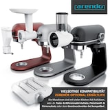 thumbnail of Arendo 800 Watt Rührmaschine, Küchenmaschine, 5 L Knetmaschine, 8 Geschwindigkeiten, Silber