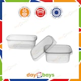 thumbnail of DayBays 250 Stk. Feinkostbecher PP 250 cc. 108x81x51 mm eckig Kombi-Verpackung inklusive passende Deckel