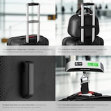 thumbnail of tectake Cleo 4-pcs Set de Valises Rigides avec Roulettes et Pèse-Valise Noir - Dimensions Variées