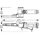 thumbnail of HAZET Bandschleifer - 417.6 W - stufenlos bis 19000 U/min - 6,3 bar
