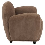 thumbnail of Sillón HWC-P33, sillón lounge/relax/cocktail Sillón tapizado, tela/textil chenilla (330 g/m²) Oeko-Tex ~ marrón
