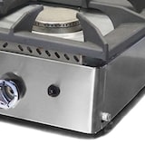 thumbnail of MBH - Gasgrill Bratplatte 400x400+400x400 mm mit Kochfeld für die Gastronomie. Zwei-Zonen Fry Top aus laminiertem Stahl für Bars und Restaurants.