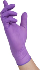 thumbnail of 1000 Nitras VIOLET WAVE Nitrilhandschuhe | Gr. XL | lavendel | Einweghandschuhe