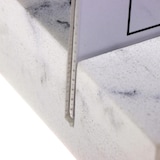 thumbnail of Tischaufsteller Europel A5 Polystone weiß 351021