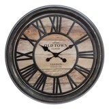 thumbnail of WellHome - Orologio decorativo in plastica goffrata Ø49x5cm