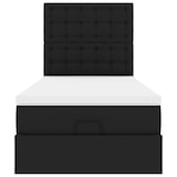 thumbnail of vidaXL Ottoman-Bett mit Matratze & LEDs Schwarz 80x200 cm Kunstleder
