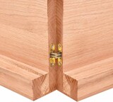 thumbnail of vidaXL Waschtischplatte Hellbraun 180x50x(2-6) cm Massivholz Behandelt