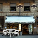 thumbnail of Table Hugo en résine noire 70x70 cm