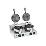 thumbnail of Royal Catering Doppel-Waffeleisen mit 2 x 1.300 Watt - rund