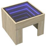 thumbnail of vidaXL Couchtisch mit Infinity-LED Sonoma-Eiche 40x40x30 cm