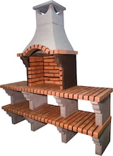 thumbnail of BBQ ARTICIMENTOS CROOK - Barbacoa con 4 encimeras, construido con ladrillo y cemento refractario - 183x57x204cm