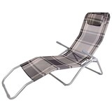 thumbnail of Bäderliege schwarz grau Relaxliege Sonnenliege Saunaliege Klappliege Kippliege