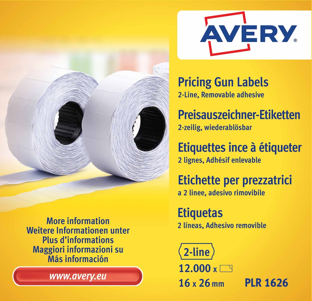 Avery L4776-20 Étiquettes Blanches 99,1 X 42,3 Mm - 20 Feuilles Polyester Pour Imprimante Laser