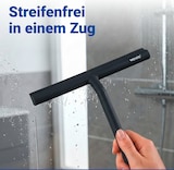 thumbnail of WENKO Badezimmerwischer Silikon Mod. Mola Schwarz, Edelstahl ummantelt mit Silikon