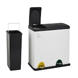 thumbnail of SVITA TC2Combo35 Mülleimer 35 Liter 12+23l Treteimer Trennsystem Küche Weiß