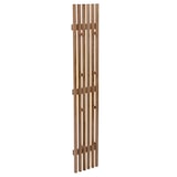 thumbnail of MCA Panel de armario HWC-P56, armario de pared Barra de armario armario de madera, 8 ganchos madera maciza 120x21cm, roble