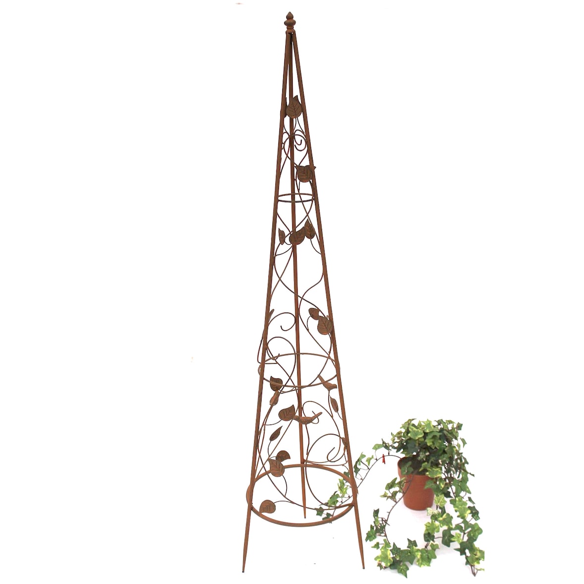 Rankhilfe Pyramide Metall 118 cm 082547 Kletterhilfe Rankgerüst Ranke Obelisk