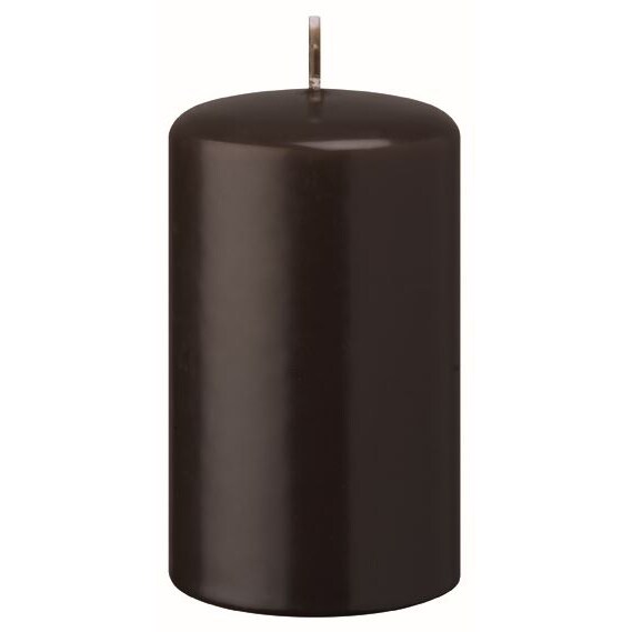 Flachkopf-Stumpenkerzen Chocolate Schokolade 200 x Ø 40 mm, 10 Stück