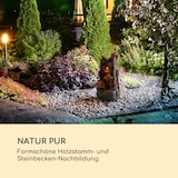 thumbnail of Mystic Tree Solarbrunnen LED-Beleuchtung Polyresin Dunkles Holz