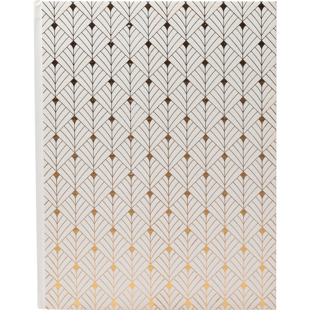 Exacompta 47987E Gästebuch, 100 Seiten, Goldschnitt, Néo Déco - Weiß