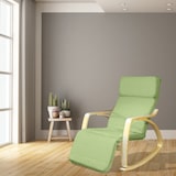thumbnail of Relax Fauteuil Schommelstoel met Voetsteun Mod. ZEN GROENTE van Yelloo