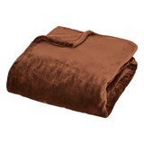 thumbnail of Plaid Flanelle Fourrure Marron Auburn 130 x 180 cm
