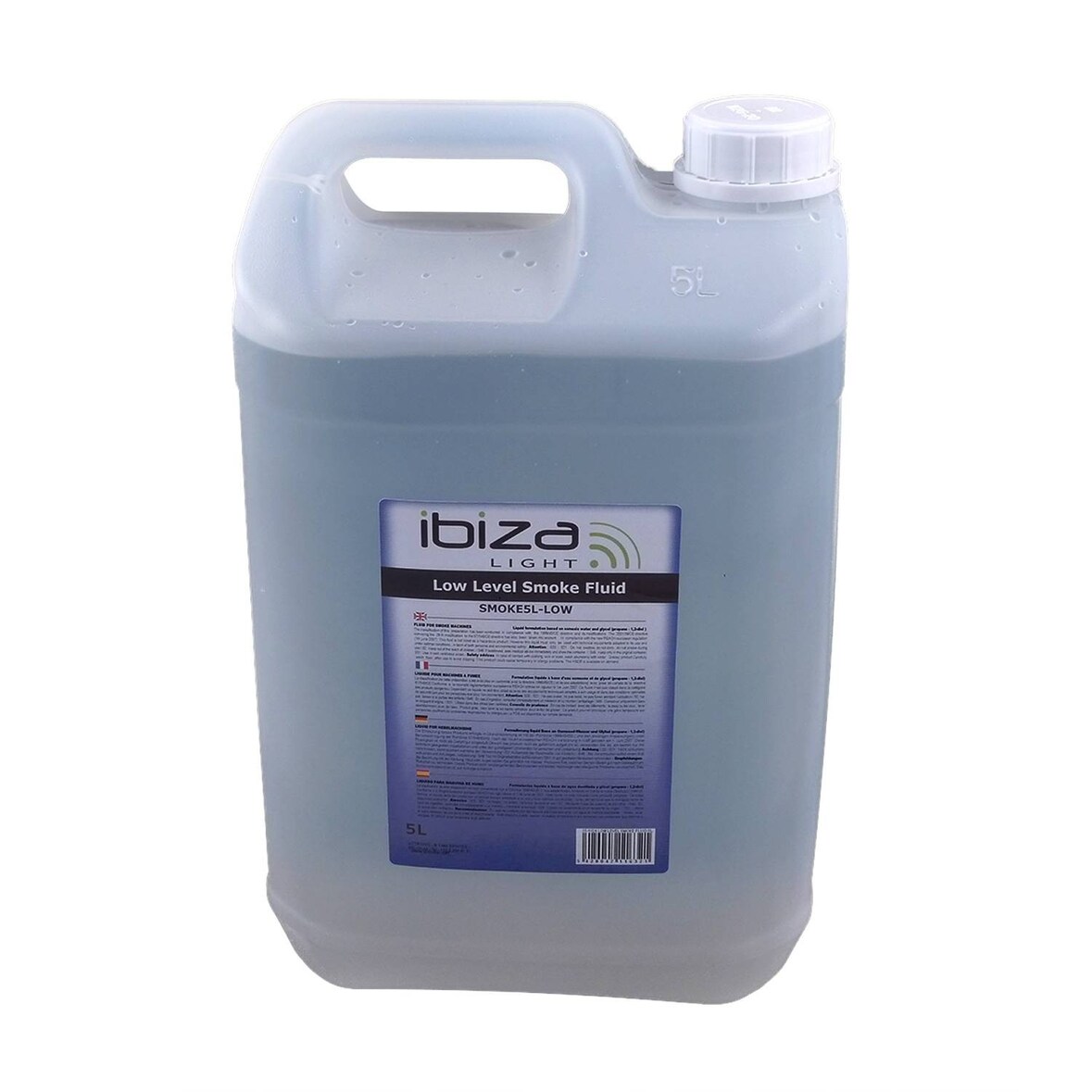 Bidon de 5L IBIZA de liquide spécial machines à fumée