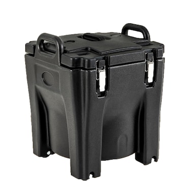 COSTWAY 30L Koelbox Geïsoleerde Box met Wielen, Stapelbare Thermische Box met RVS Interieur