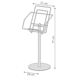thumbnail of Porte Journaux & magazines Maxi format A3+ sur pied fixe H 77 cm
