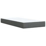 thumbnail of vidaXL Boxspringbett mit Matratze Dunkelgrau 100x200 cm Stoff
