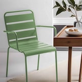 thumbnail of Poltrona in metallo verde cactus