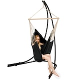 thumbnail of xxl Hangstoel met frame Hangstoel voor 2 dubbele hangstoelen Hangstoel Zwart